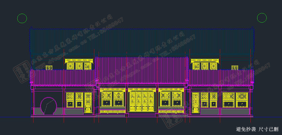 仿古中式建筑設計