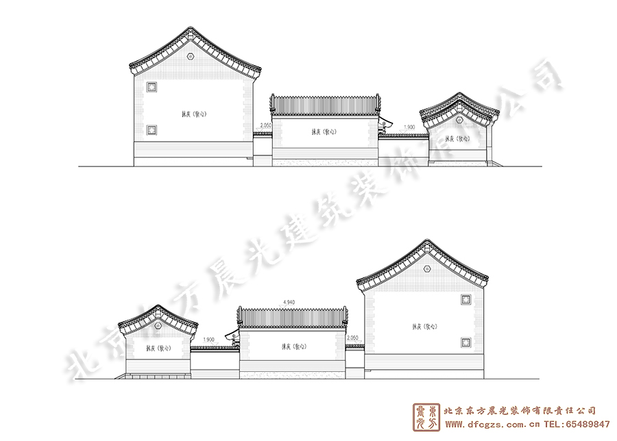 四合院設計圖