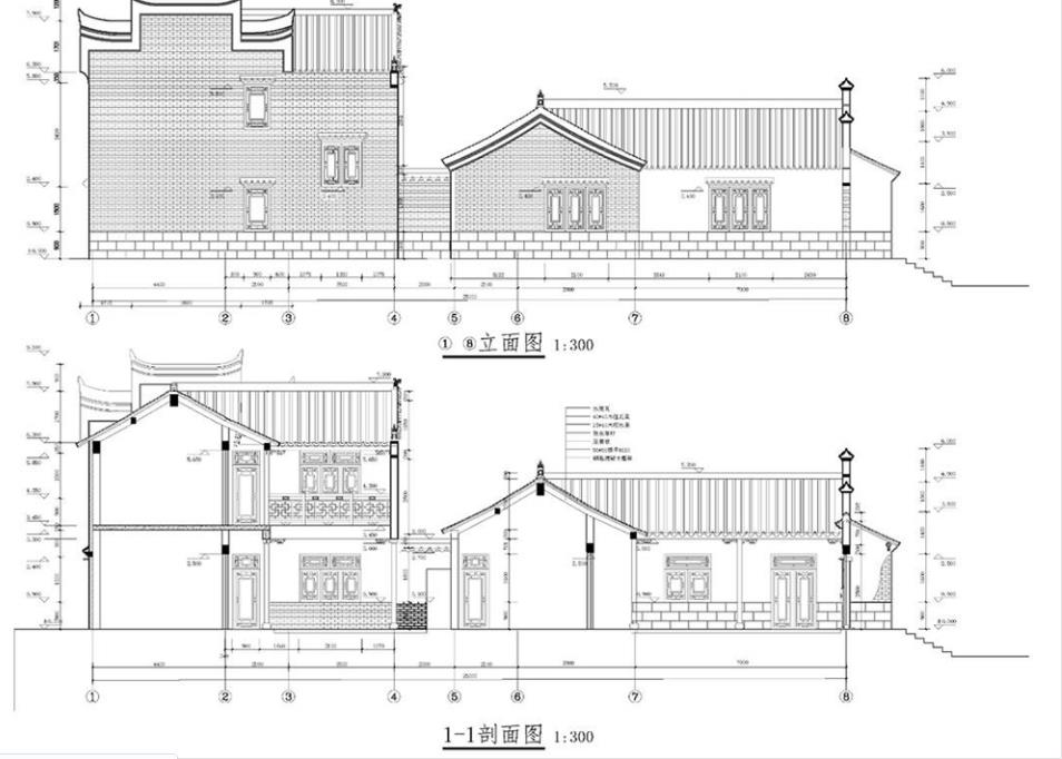 四合院設(shè)計(jì)圖及效果圖