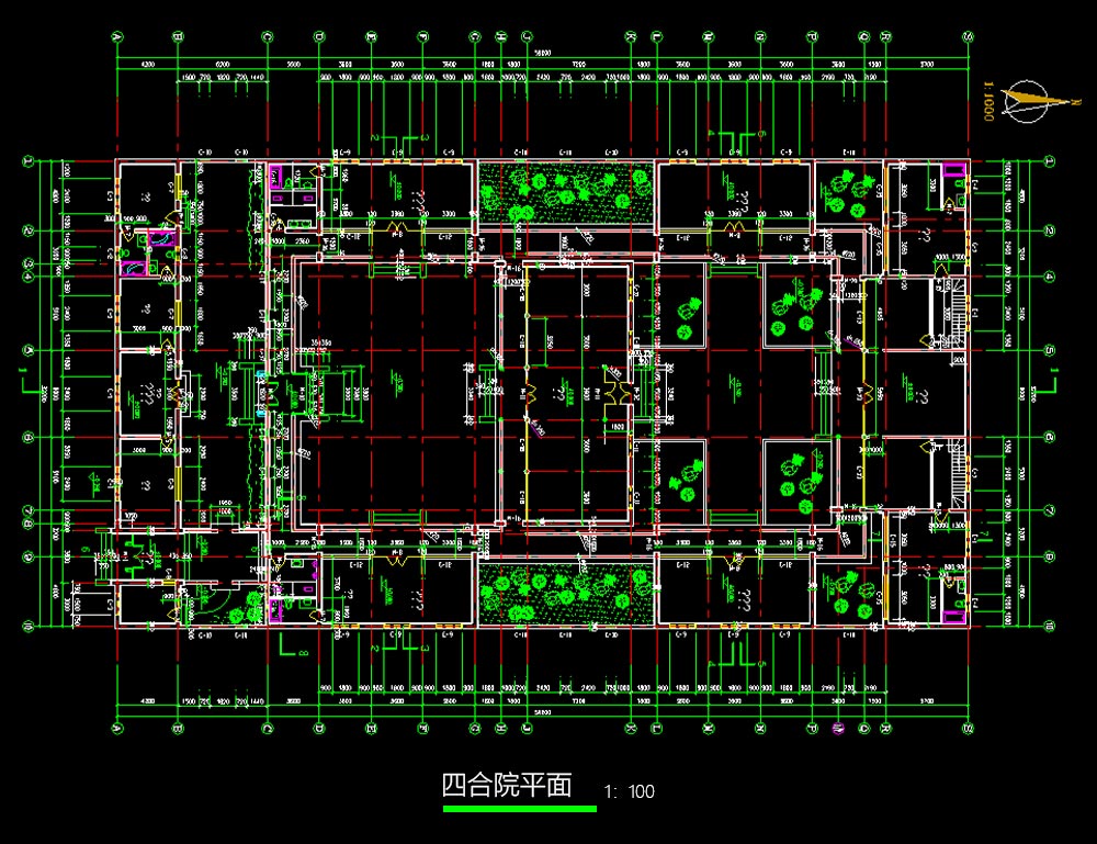 農村中式會所施工圖