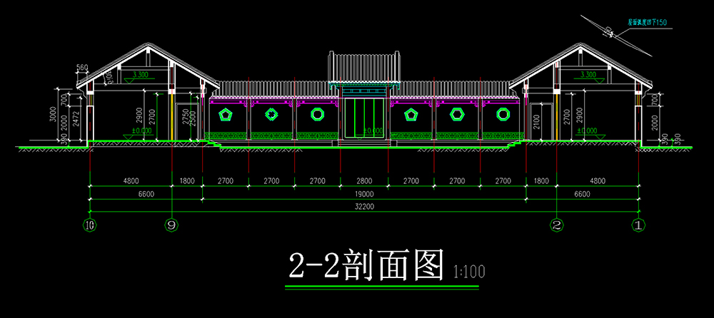 農村中式會所施工圖