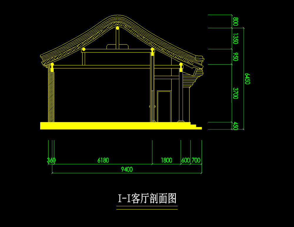 客廳剖面圖